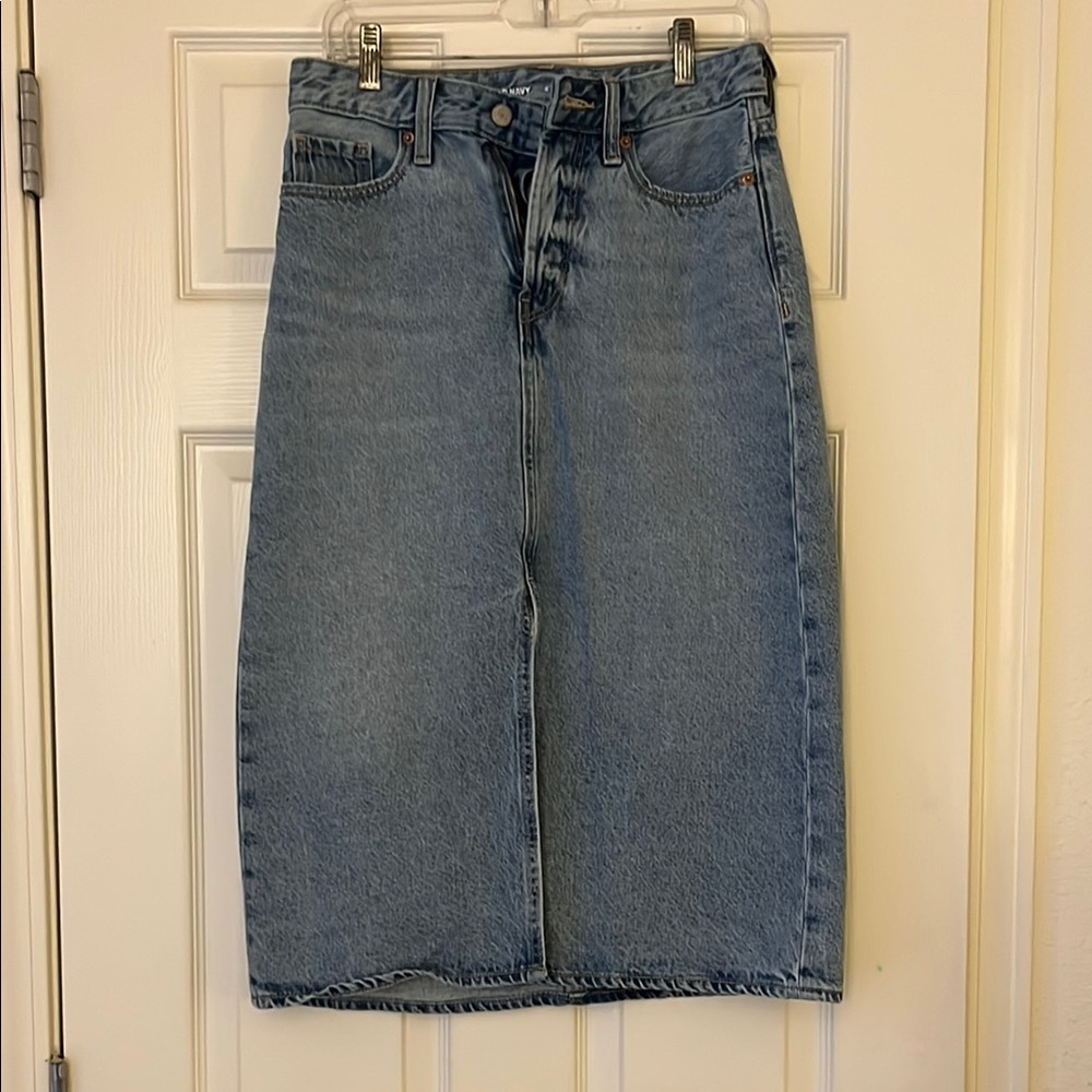 Old Navy Denim Midi Skirt